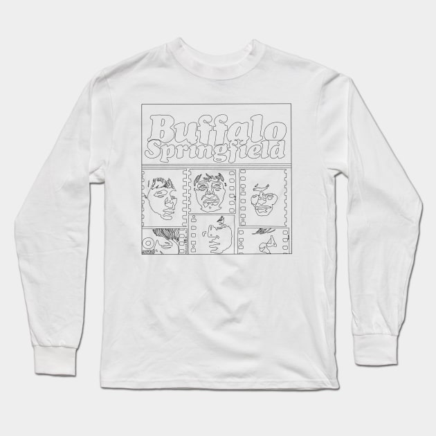 BUFFALO SPRINGFIELD Long Sleeve T-Shirt by TheCosmicTradingPost